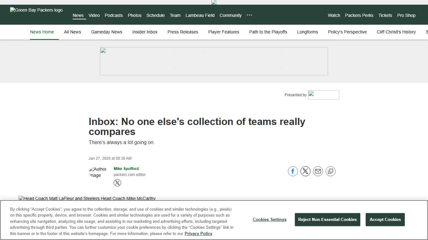 Inbox: No one else’s collection of teams really compares
