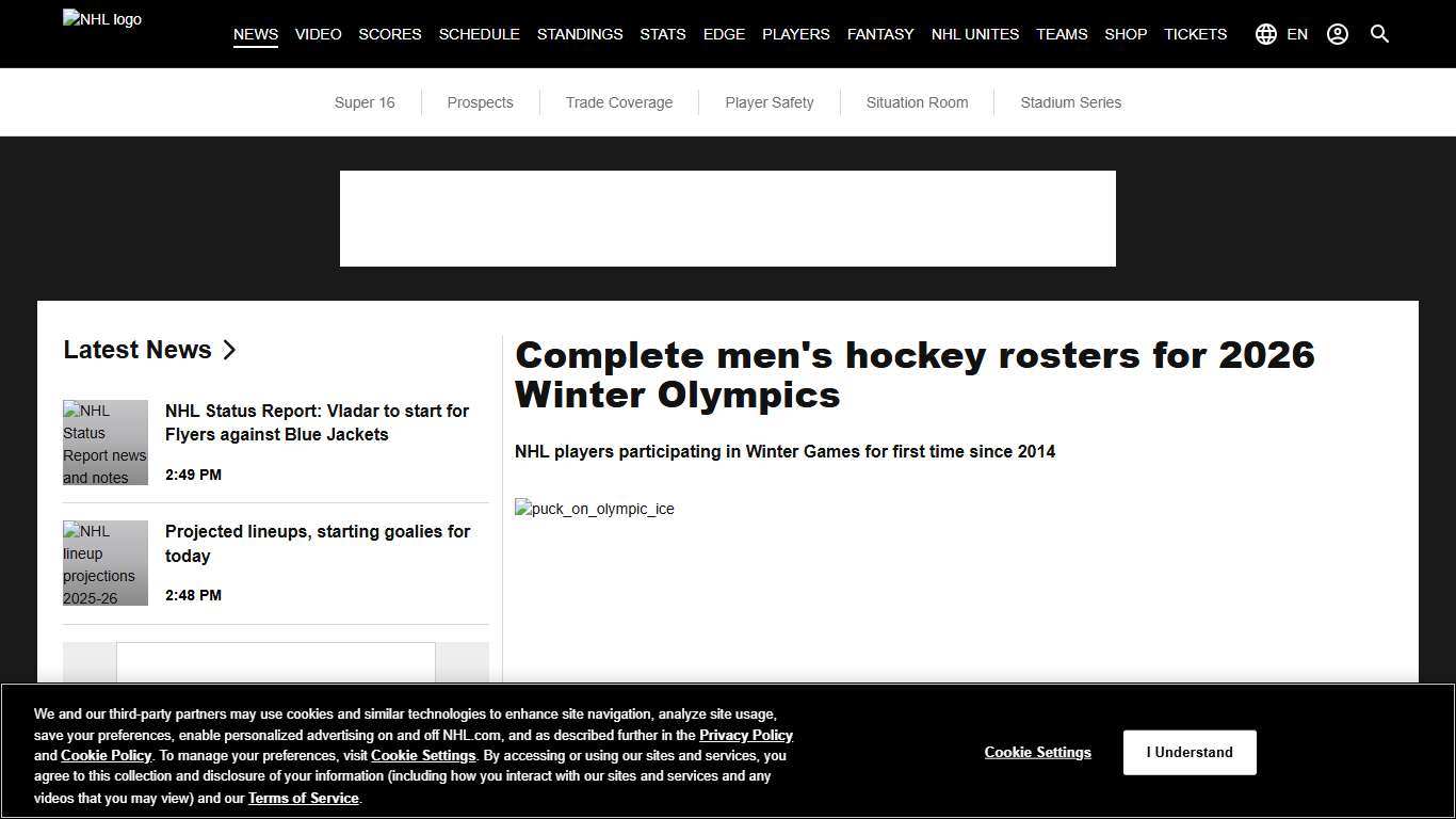 Complete men's hockey rosters for 2026 Winter Olympics NHL.com
